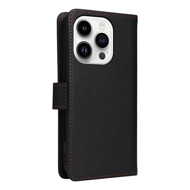 For iPhone 14 Pro BETOPNICE BN-005 2 in 1 Detachable Imitate Genuine Leather Phone Case(Black) - iPhone 14 Pro Cases by BETOPNICE | Online Shopping UK | buy2fix