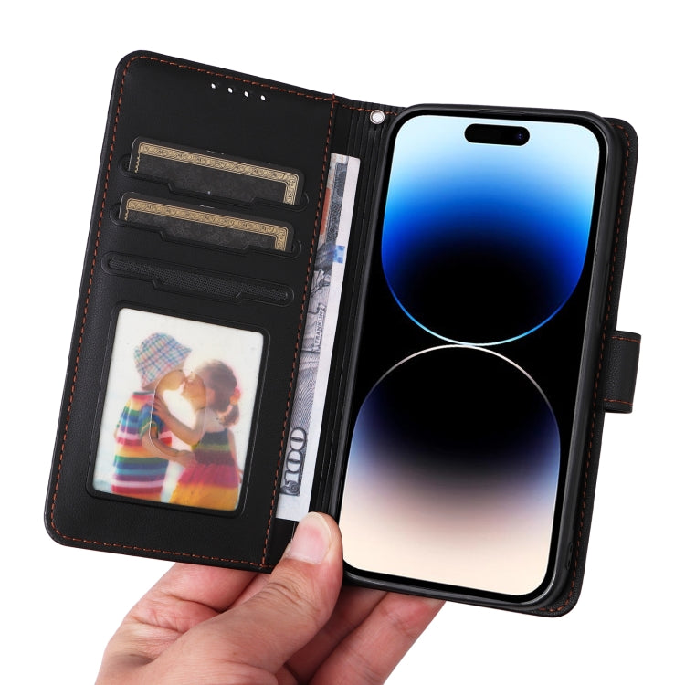 For iPhone 14 Pro BETOPNICE BN-005 2 in 1 Detachable Imitate Genuine Leather Phone Case(Black) - iPhone 14 Pro Cases by BETOPNICE | Online Shopping UK | buy2fix