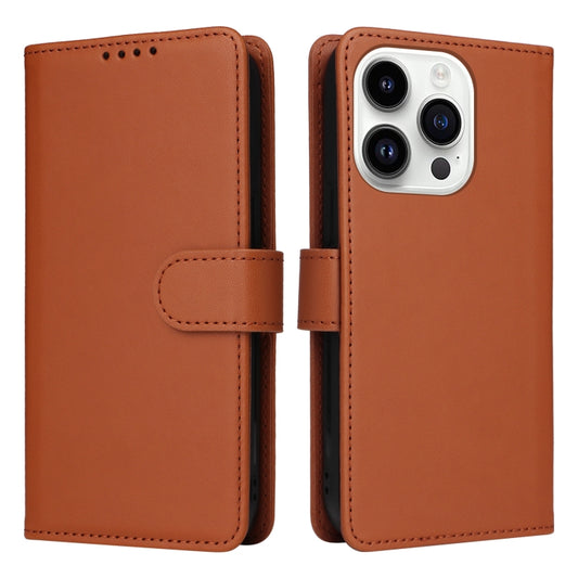 For iPhone 14 Pro BETOPNICE BN-005 2 in 1 Detachable Imitate Genuine Leather Phone Case(Brown) - iPhone 14 Pro Cases by BETOPNICE | Online Shopping UK | buy2fix