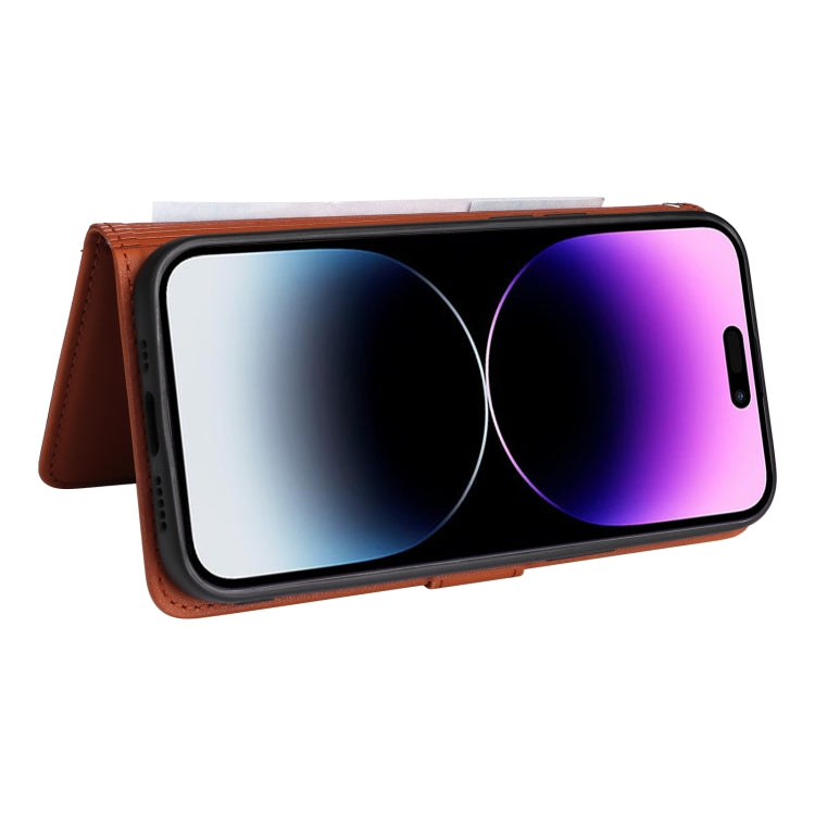 For iPhone 14 Pro BETOPNICE BN-005 2 in 1 Detachable Imitate Genuine Leather Phone Case(Brown) - iPhone 14 Pro Cases by BETOPNICE | Online Shopping UK | buy2fix