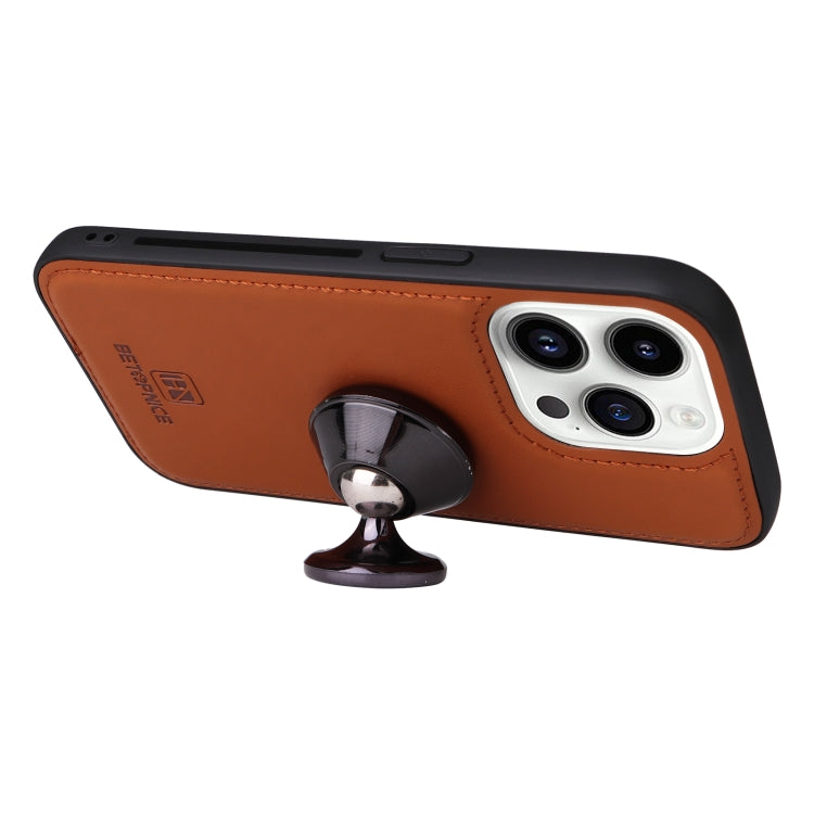 For iPhone 14 Pro BETOPNICE BN-005 2 in 1 Detachable Imitate Genuine Leather Phone Case(Brown) - iPhone 14 Pro Cases by BETOPNICE | Online Shopping UK | buy2fix