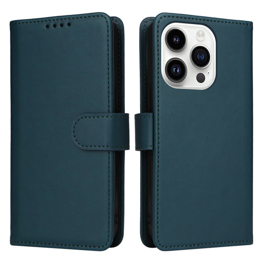 For iPhone 14 Pro BETOPNICE BN-005 2 in 1 Detachable Imitate Genuine Leather Phone Case(Blue) - iPhone 14 Pro Cases by BETOPNICE | Online Shopping UK | buy2fix