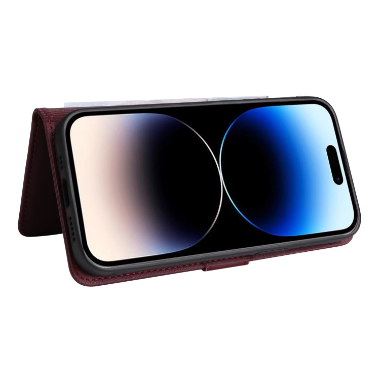 For iPhone 14 Pro BETOPNICE BN-005 2 in 1 Detachable Imitate Genuine Leather Phone Case(Wine Red) - iPhone 14 Pro Cases by BETOPNICE | Online Shopping UK | buy2fix