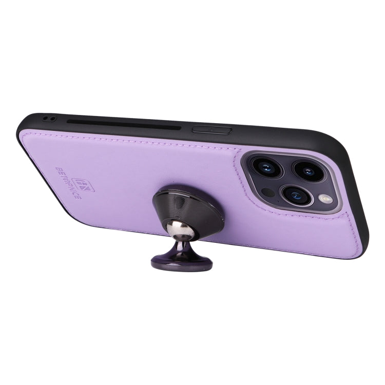 For iPhone 14 Pro Max BETOPNICE BN-005 2 in 1 Detachable Imitate Genuine Leather Phone Case(Light Purple) - iPhone 14 Pro Max Cases by BETOPNICE | Online Shopping UK | buy2fix