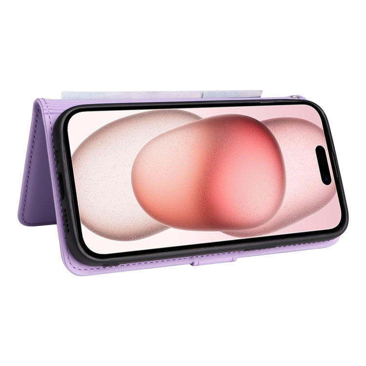 For iPhone 15 BETOPNICE BN-005 2 in 1 Detachable Imitate Genuine Leather Phone Case(Light Purple) - iPhone 15 Cases by BETOPNICE | Online Shopping UK | buy2fix