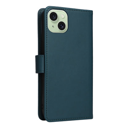 For iPhone 15 Plus BETOPNICE BN-005 2 in 1 Detachable Imitate Genuine Leather Phone Case(Blue) - iPhone 15 Plus Cases by BETOPNICE | Online Shopping UK | buy2fix