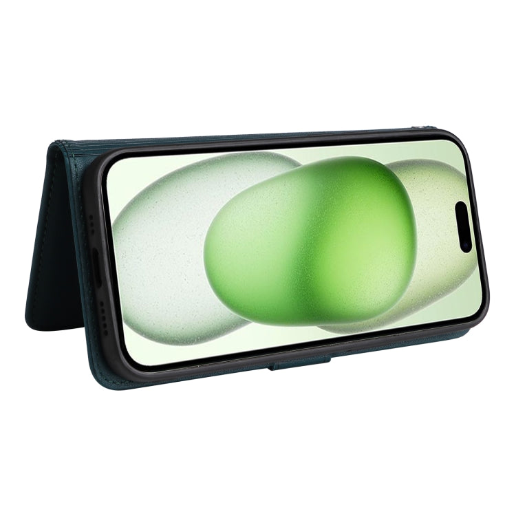 For iPhone 15 Plus BETOPNICE BN-005 2 in 1 Detachable Imitate Genuine Leather Phone Case(Blue) - iPhone 15 Plus Cases by BETOPNICE | Online Shopping UK | buy2fix