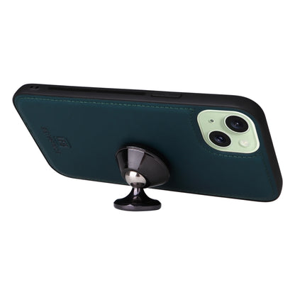 For iPhone 15 Plus BETOPNICE BN-005 2 in 1 Detachable Imitate Genuine Leather Phone Case(Blue) - iPhone 15 Plus Cases by BETOPNICE | Online Shopping UK | buy2fix