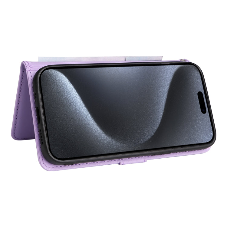 For iPhone 15 Pro BETOPNICE BN-005 2 in 1 Detachable Imitate Genuine Leather Phone Case(Light Purple) - iPhone 15 Pro Cases by BETOPNICE | Online Shopping UK | buy2fix