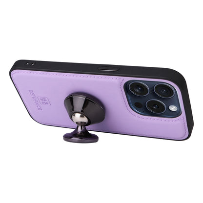 For iPhone 15 Pro BETOPNICE BN-005 2 in 1 Detachable Imitate Genuine Leather Phone Case(Light Purple) - iPhone 15 Pro Cases by BETOPNICE | Online Shopping UK | buy2fix
