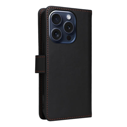 For iPhone 15 Pro BETOPNICE BN-005 2 in 1 Detachable Imitate Genuine Leather Phone Case(Black) - iPhone 15 Pro Cases by BETOPNICE | Online Shopping UK | buy2fix