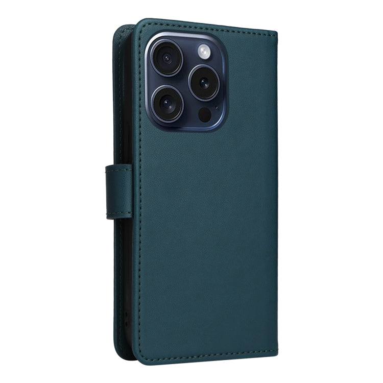 For iPhone 15 Pro BETOPNICE BN-005 2 in 1 Detachable Imitate Genuine Leather Phone Case(Blue) - iPhone 15 Pro Cases by BETOPNICE | Online Shopping UK | buy2fix