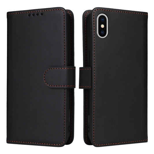 For iPhone X / XS BETOPNICE BN-005 2 in 1 Detachable Imitate Genuine Leather Phone Case(Black) - More iPhone Cases by BETOPNICE | Online Shopping UK | buy2fix