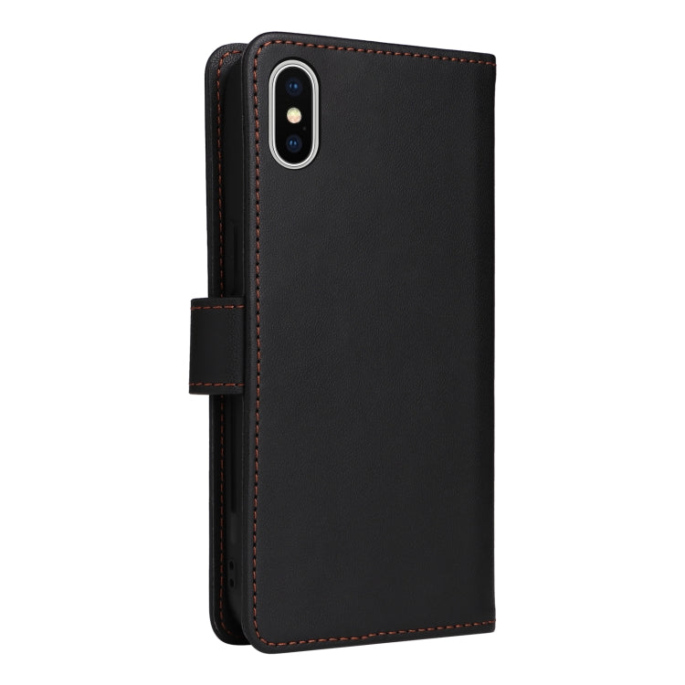 For iPhone X / XS BETOPNICE BN-005 2 in 1 Detachable Imitate Genuine Leather Phone Case(Black) - More iPhone Cases by BETOPNICE | Online Shopping UK | buy2fix