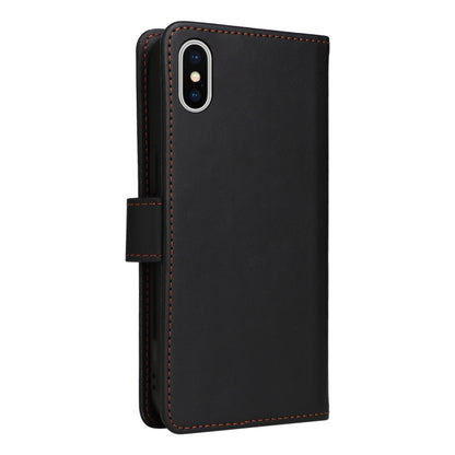 For iPhone X / XS BETOPNICE BN-005 2 in 1 Detachable Imitate Genuine Leather Phone Case(Black) - More iPhone Cases by BETOPNICE | Online Shopping UK | buy2fix