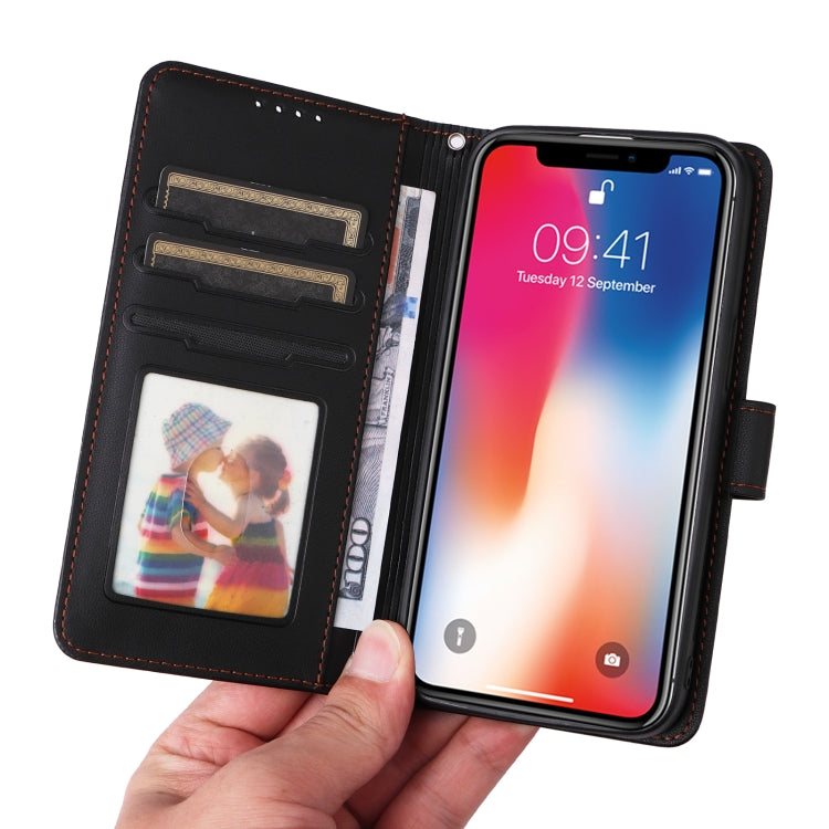 For iPhone X / XS BETOPNICE BN-005 2 in 1 Detachable Imitate Genuine Leather Phone Case(Black) - More iPhone Cases by BETOPNICE | Online Shopping UK | buy2fix