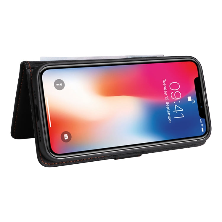 For iPhone X / XS BETOPNICE BN-005 2 in 1 Detachable Imitate Genuine Leather Phone Case(Black) - More iPhone Cases by BETOPNICE | Online Shopping UK | buy2fix