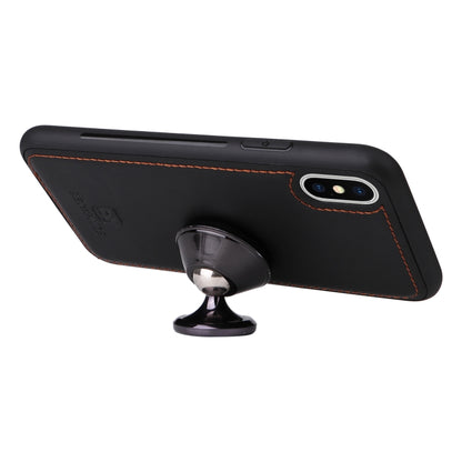 For iPhone X / XS BETOPNICE BN-005 2 in 1 Detachable Imitate Genuine Leather Phone Case(Black) - More iPhone Cases by BETOPNICE | Online Shopping UK | buy2fix