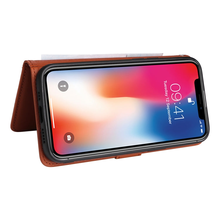 For iPhone X / XS BETOPNICE BN-005 2 in 1 Detachable Imitate Genuine Leather Phone Case(Brown) - More iPhone Cases by BETOPNICE | Online Shopping UK | buy2fix