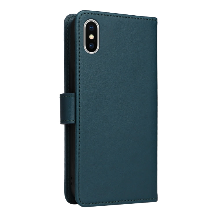 For iPhone X / XS BETOPNICE BN-005 2 in 1 Detachable Imitate Genuine Leather Phone Case(Blue) - More iPhone Cases by BETOPNICE | Online Shopping UK | buy2fix