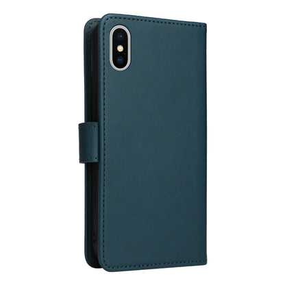 For iPhone X / XS BETOPNICE BN-005 2 in 1 Detachable Imitate Genuine Leather Phone Case(Blue) - More iPhone Cases by BETOPNICE | Online Shopping UK | buy2fix