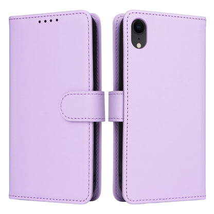 For iPhone XR BETOPNICE BN-005 2 in 1 Detachable Imitate Genuine Leather Phone Case(Light Purple) - More iPhone Cases by BETOPNICE | Online Shopping UK | buy2fix