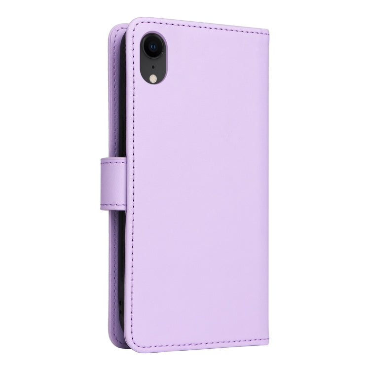 For iPhone XR BETOPNICE BN-005 2 in 1 Detachable Imitate Genuine Leather Phone Case(Light Purple) - More iPhone Cases by BETOPNICE | Online Shopping UK | buy2fix