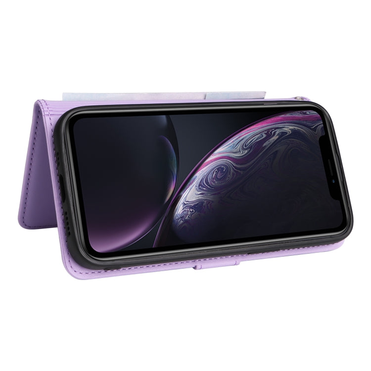 For iPhone XR BETOPNICE BN-005 2 in 1 Detachable Imitate Genuine Leather Phone Case(Light Purple) - More iPhone Cases by BETOPNICE | Online Shopping UK | buy2fix