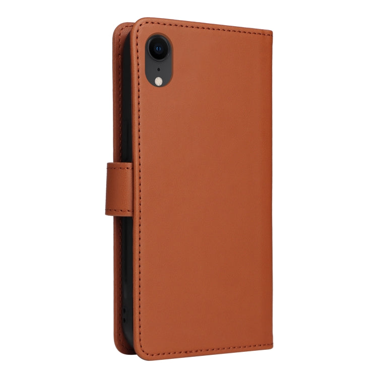 For iPhone XR BETOPNICE BN-005 2 in 1 Detachable Imitate Genuine Leather Phone Case(Brown) - More iPhone Cases by BETOPNICE | Online Shopping UK | buy2fix
