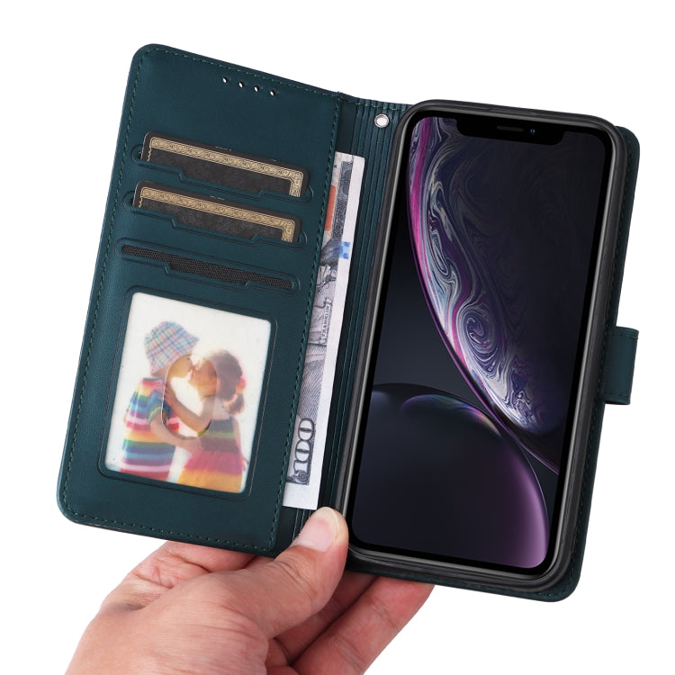 For iPhone XR BETOPNICE BN-005 2 in 1 Detachable Imitate Genuine Leather Phone Case(Blue) - More iPhone Cases by BETOPNICE | Online Shopping UK | buy2fix