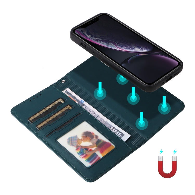 For iPhone XR BETOPNICE BN-005 2 in 1 Detachable Imitate Genuine Leather Phone Case(Blue) - More iPhone Cases by BETOPNICE | Online Shopping UK | buy2fix