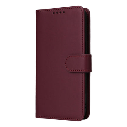 For iPhone XR BETOPNICE BN-005 2 in 1 Detachable Imitate Genuine Leather Phone Case(Wine Red) - More iPhone Cases by BETOPNICE | Online Shopping UK | buy2fix