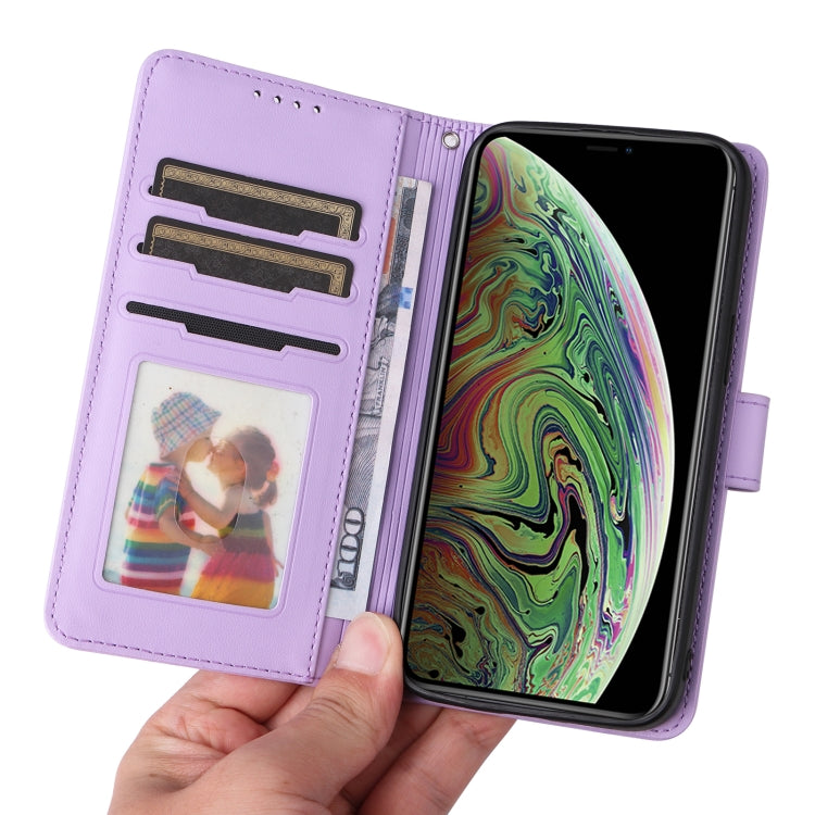 For iPhone XS Max BETOPNICE BN-005 2 in 1 Detachable Imitate Genuine Leather Phone Case(Light Purple) - More iPhone Cases by BETOPNICE | Online Shopping UK | buy2fix