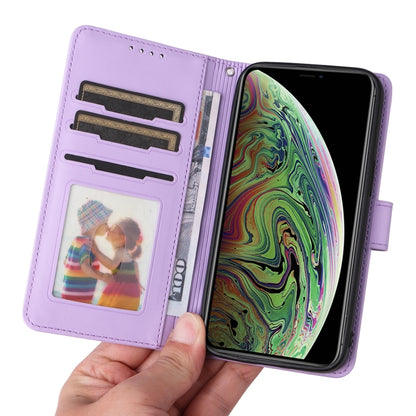 For iPhone XS Max BETOPNICE BN-005 2 in 1 Detachable Imitate Genuine Leather Phone Case(Light Purple) - More iPhone Cases by BETOPNICE | Online Shopping UK | buy2fix