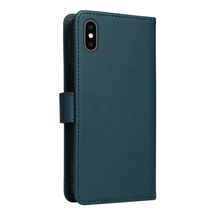 For iPhone XS Max BETOPNICE BN-005 2 in 1 Detachable Imitate Genuine Leather Phone Case(Blue) - More iPhone Cases by BETOPNICE | Online Shopping UK | buy2fix