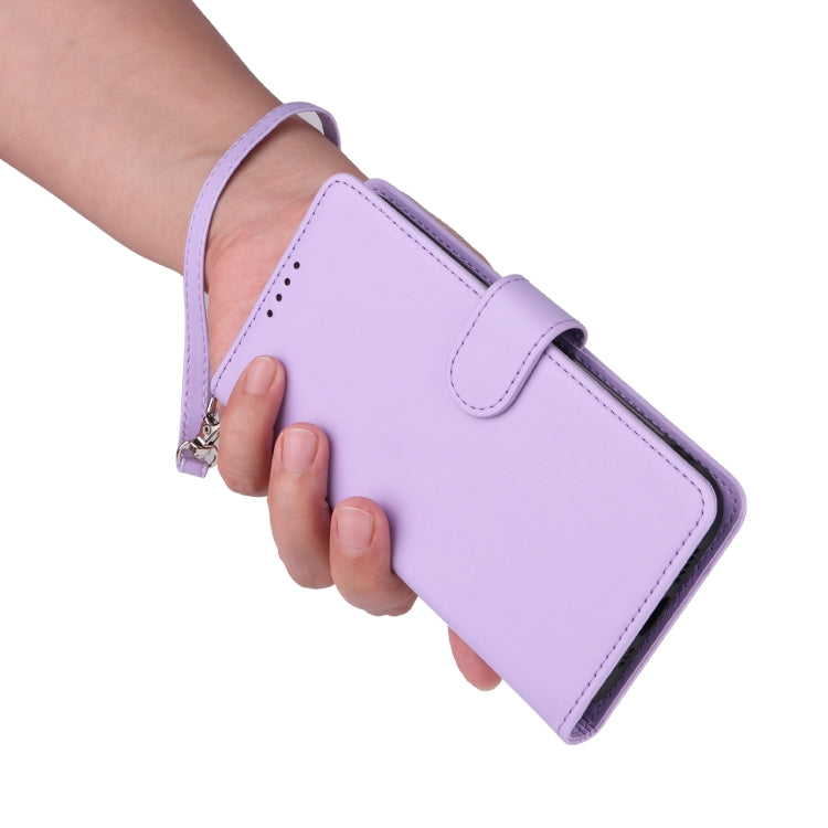 For iPhone 16 BETOPNICE BN-005 2 in 1 Detachable Imitate Genuine Leather Phone Case(Light Purple) - iPhone 16 Cases by BETOPNICE | Online Shopping UK | buy2fix