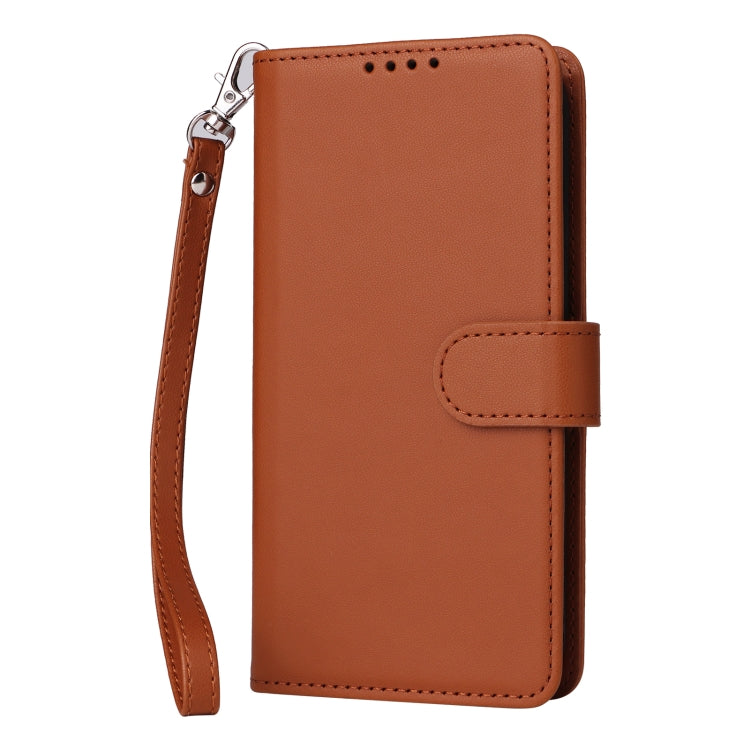 For iPhone 16 Plus BETOPNICE BN-005 2 in 1 Detachable Imitate Genuine Leather Phone Case(Brown) - iPhone 16 Plus Cases by BETOPNICE | Online Shopping UK | buy2fix