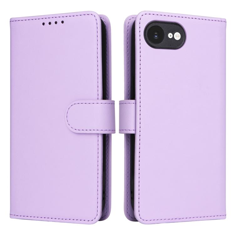 For iPhone 16e BETOPNICE BN-005 2 in 1 Detachable Imitate Genuine Leather Phone Case(Light Purple) - iPhone 16e Cases by BETOPNICE | Online Shopping UK | buy2fix