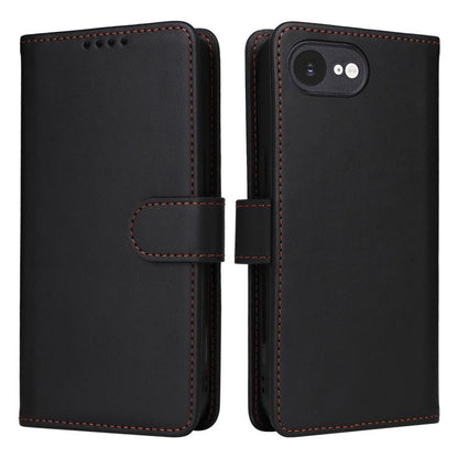 For iPhone 16e BETOPNICE BN-005 2 in 1 Detachable Imitate Genuine Leather Phone Case(Black) - iPhone 16e Cases by BETOPNICE | Online Shopping UK | buy2fix