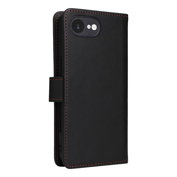 For iPhone 16e BETOPNICE BN-005 2 in 1 Detachable Imitate Genuine Leather Phone Case(Black) - iPhone 16e Cases by BETOPNICE | Online Shopping UK | buy2fix