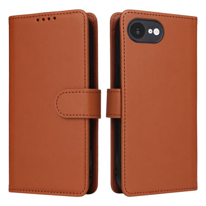 For iPhone 16e BETOPNICE BN-005 2 in 1 Detachable Imitate Genuine Leather Phone Case(Brown) - iPhone 16e Cases by BETOPNICE | Online Shopping UK | buy2fix