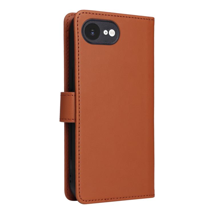 For iPhone 16e BETOPNICE BN-005 2 in 1 Detachable Imitate Genuine Leather Phone Case(Brown) - iPhone 16e Cases by BETOPNICE | Online Shopping UK | buy2fix