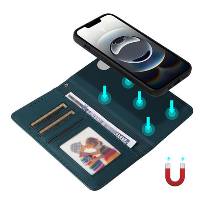 For iPhone 16e BETOPNICE BN-005 2 in 1 Detachable Imitate Genuine Leather Phone Case(Blue) - iPhone 16e Cases by BETOPNICE | Online Shopping UK | buy2fix