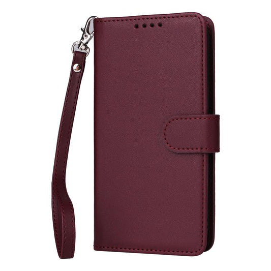 For iPhone 16e BETOPNICE BN-005 2 in 1 Detachable Imitate Genuine Leather Phone Case(Wine Red) - iPhone 16e Cases by BETOPNICE | Online Shopping UK | buy2fix