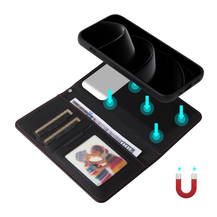 For iPhone 17 Pro Max BETOPNICE BN-005 2 in 1 Detachable Imitate Genuine Leather Phone Case(Black) - iPhone 17 Pro Max Cases by BETOPNICE | Online Shopping UK | buy2fix