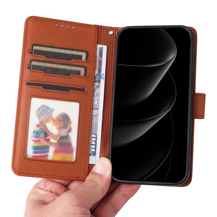 For iPhone 17 Pro Max BETOPNICE BN-005 2 in 1 Detachable Imitate Genuine Leather Phone Case(Brown) - iPhone 17 Pro Max Cases by BETOPNICE | Online Shopping UK | buy2fix