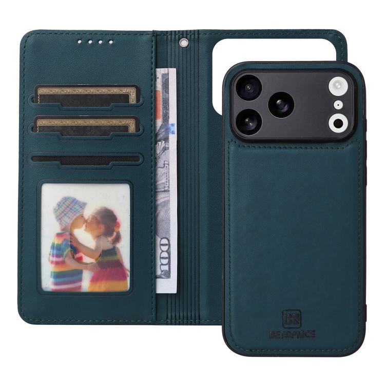 For iPhone 17 Pro Max BETOPNICE BN-005 2 in 1 Detachable Imitate Genuine Leather Phone Case(Blue) - iPhone 17 Pro Max Cases by BETOPNICE | Online Shopping UK | buy2fix