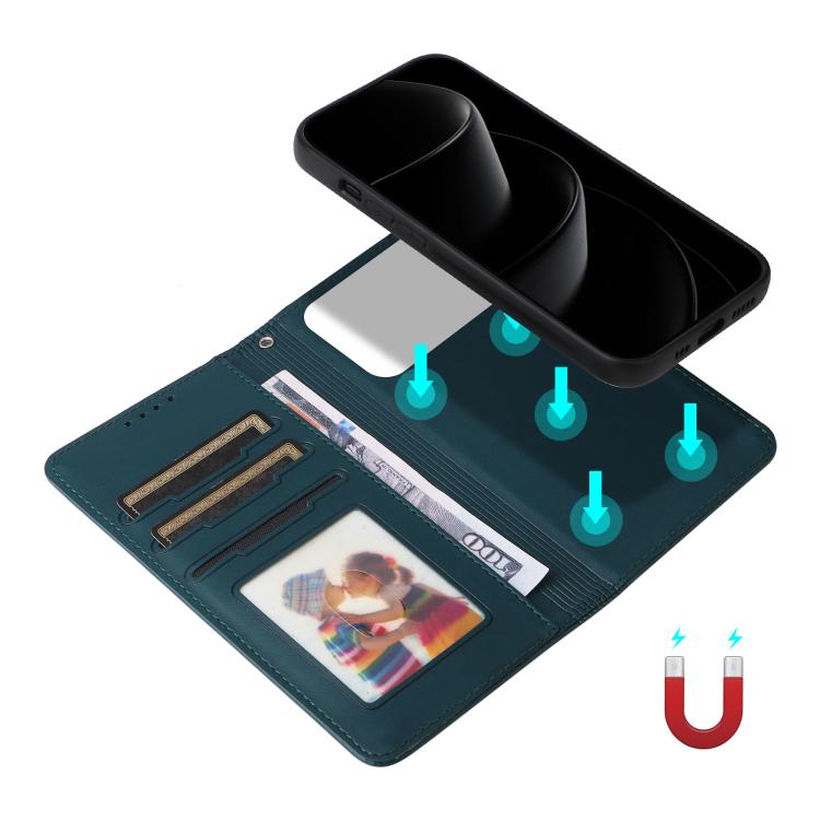 For iPhone 17 Pro Max BETOPNICE BN-005 2 in 1 Detachable Imitate Genuine Leather Phone Case(Blue) - iPhone 17 Pro Max Cases by BETOPNICE | Online Shopping UK | buy2fix