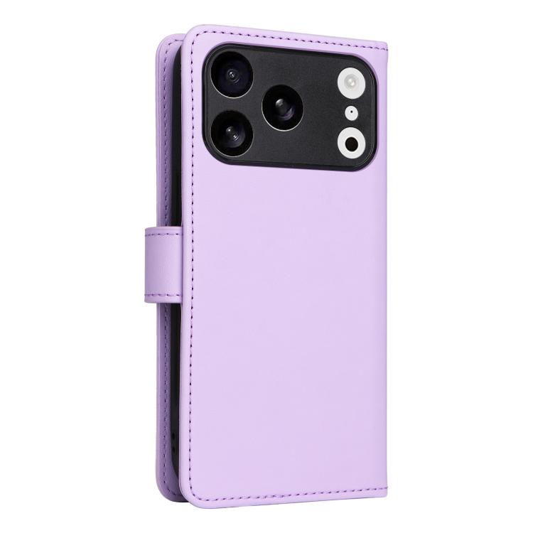 For iPhone 17 Pro BETOPNICE BN-005 2 in 1 Detachable Imitate Genuine Leather Phone Case(Light Purple) - iPhone 17 Pro Cases by BETOPNICE | Online Shopping UK | buy2fix