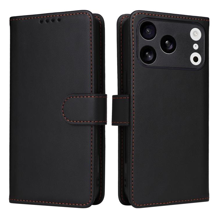 For iPhone 17 Pro BETOPNICE BN-005 2 in 1 Detachable Imitate Genuine Leather Phone Case(Black) - iPhone 17 Pro Cases by BETOPNICE | Online Shopping UK | buy2fix